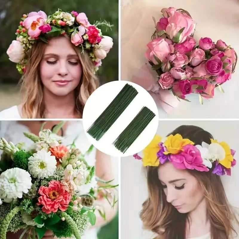 Wire Stem Florist - 100 шт. цветочный стебель, искусственный цветочный