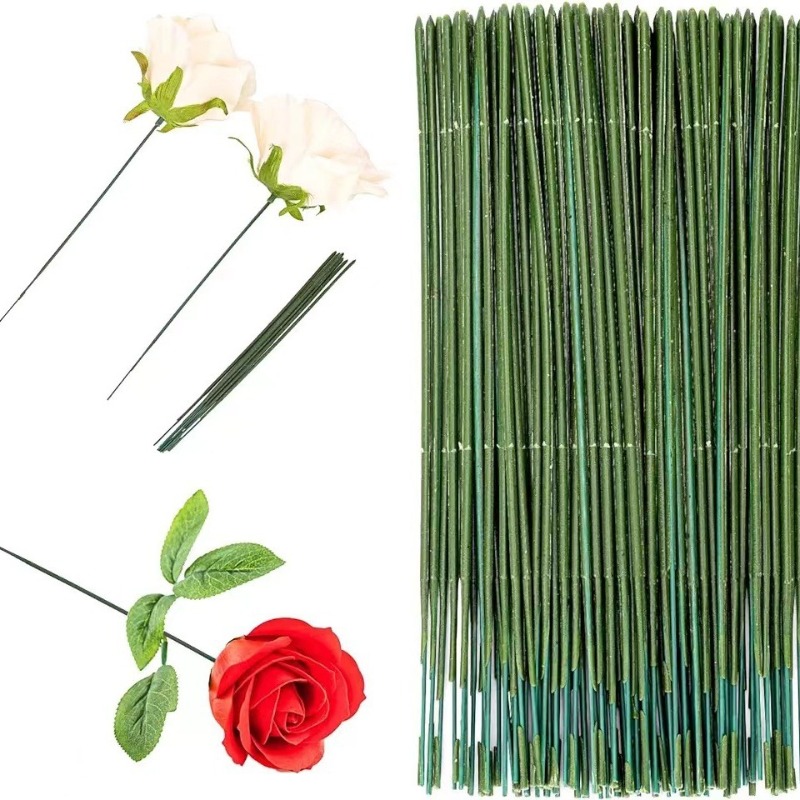 100 шт. цветочный стебель, иск – обзор и цена Wire Stem Florist
