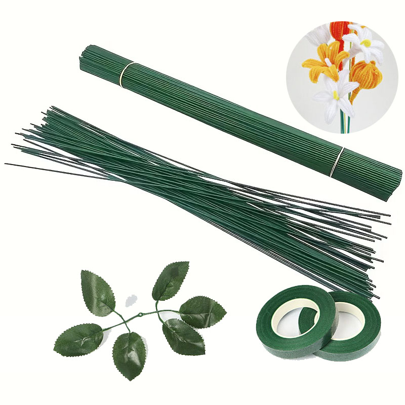 10/20/50 шт. искусственных цве – обзор и цена Wire Stem Florist