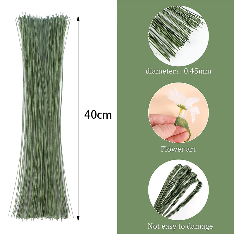 100 шт., цветочная проволока,  – обзор и цена Wire Stem Florist