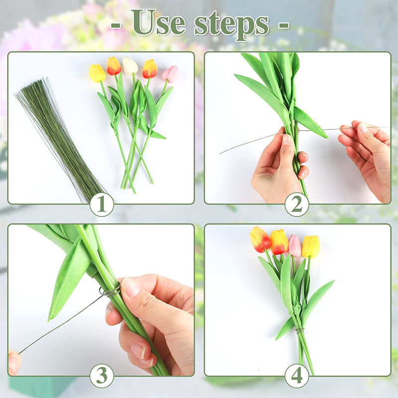100 шт., цветочная проволока,  – обзор и цена Wire Stem Florist